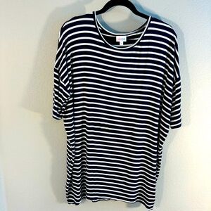 Lularoe ribbed striped Irma